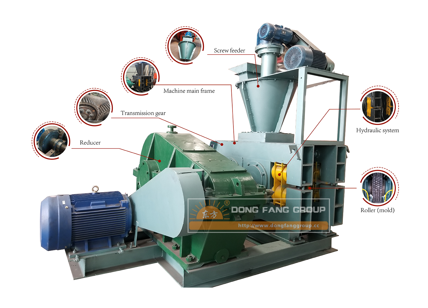 dried briquette machine