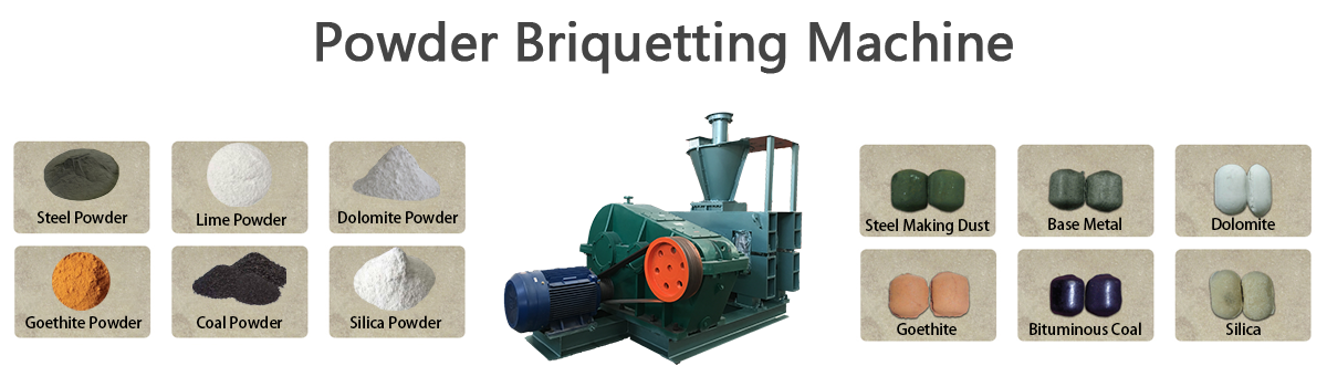 dried powder briquette machine